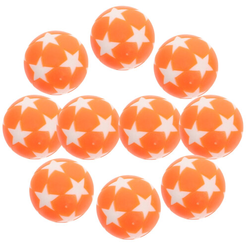 10-pack plastfotbollar 3,2 cm orange 2