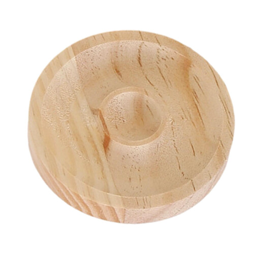 Plateau de présentation rond pour bracelets en bambou 1