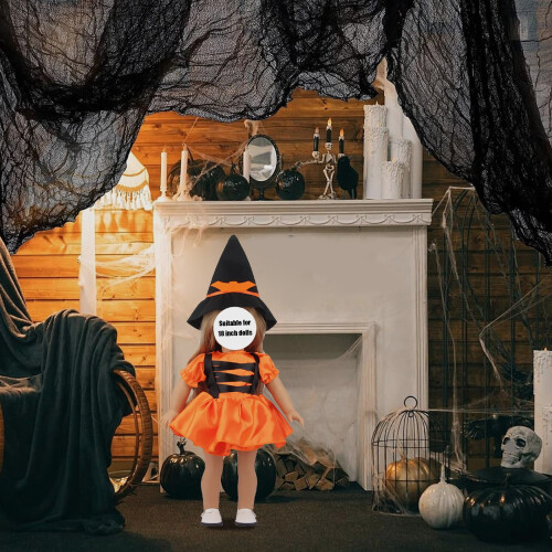 Roupas de Halloween Stijggn para bonecas de 45 cm (18 polegadas) 1