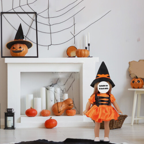 Roupas de Halloween Stijggn para bonecas de 45 cm (18 polegadas) 2
