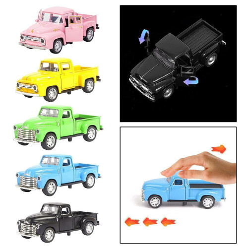 Ροζ κράμα φορτηγού Pickup Model Toy1: 32 2