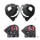 Set of 2 Helmet Mount Brackets Replacement-FF801 helmet base 7