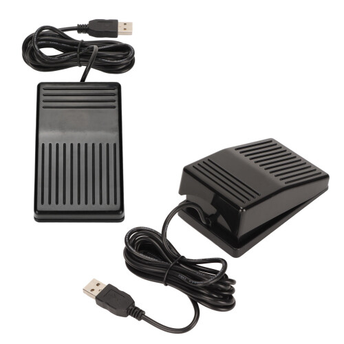 USB nožní spínač – ergonomický mechanický spínač, 2 m 1