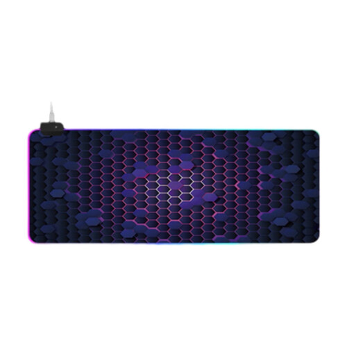 RGB-spillmusematte 31,5 x 11 tommer stoffoverflate 1
