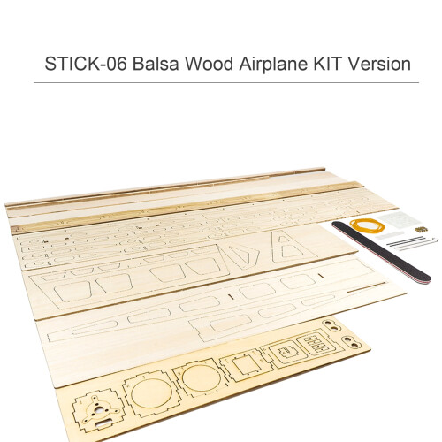 Kit DIY Eitleáin Stick-06Adhmad Balsa580mm 2