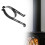 Portable Fireplaces Flue Liners Clamp High-125 diameter 2