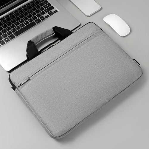 Bolsa Tote para Laptop de 14,1 Polegadas Cinza 2