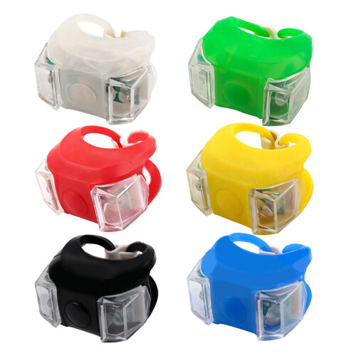 Bike Frame Mount LED Safety Light 6 Lighting Option 12 20-Red 1