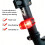 Bike Frame Mount LED Safety Light 6 Lighting Option 12 20-Red 3