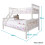 Noa and Nani Hanna Triple Bunk Bed with Flo Pull Out Trundle in White 16