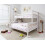Noa and Nani Hanna Triple Bunk Bed with Flo Pull Out Trundle in White 13
