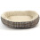 Small Dog Bed Orthopaedic Fleece Lining Jute Plaid 1