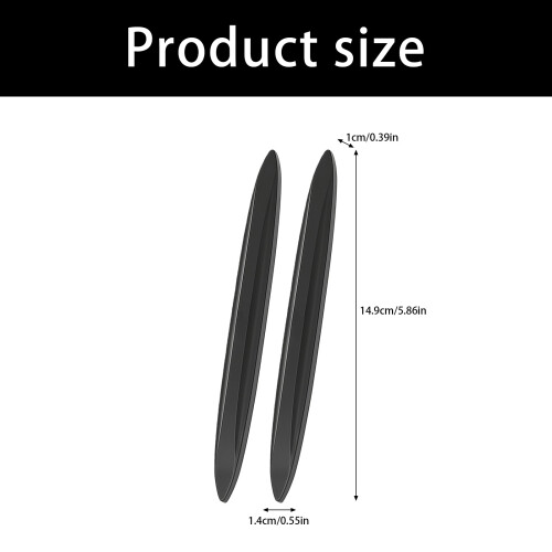 Universal Car Door Protector PVC Anti Collision-Black 4 pack 1