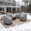 Outdoor Rotating Chair Cover With Adjustable Drawstring And-S 2
