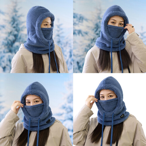 Oversized Trapper-hoed voor buiten Warme-Roze 2