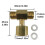 Universals CO2 Regulator Adapter Quick Install Brass CO2 3