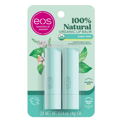 eos Lip Balm Sticks - Sweet Mint 0.14 oz 2Pack