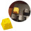 Artistic Cheese Shaped Resins Keycap Universal Crosses Stem For 2