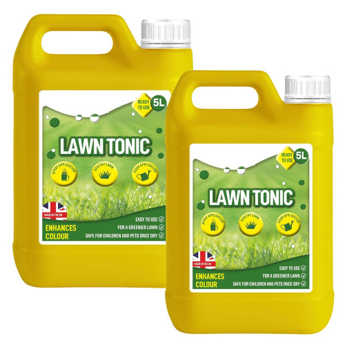 2 x 5L Lawn Tonic Ready To Use Greener Grass Feed 1