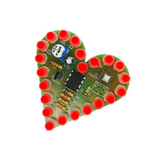 Educational Heart Light Board Analog-White hair red light