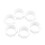 6pcs Replacement Tightening Nuts for 17mm Ball Head-White 1