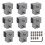 Square Tube Connector Connection Fastener Fixed-Three way 1
