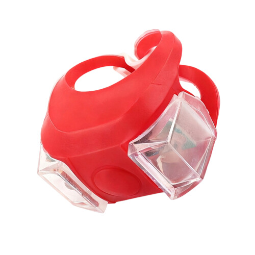 Bike Frame Mount LED Safety Light 6 Lighting Option 12 20-Red