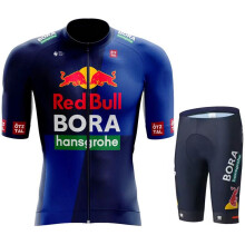 Conjunto de ropa para hombre de MTB R-e-d B-u-l-l, maillot cortado con láser, equipamiento de montañ