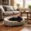 Small Dog Bed Orthopaedic Fleece Lining Jute Plaid 2