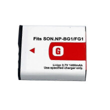 Αντικατάσταση μπαταρίας 3.7V 1400mAh συμβατή με Sony NP-BG1 25-26