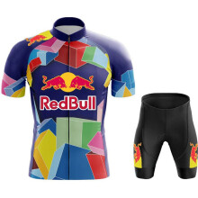 Conjunto completo de ciclismo de verano Re-d- B-u-ll para hombre, pantalones de MTB, maillot deporti