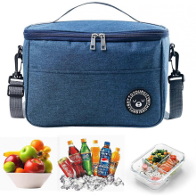Opvouwbare koeltas, kleine koeltas (marineblauw) -