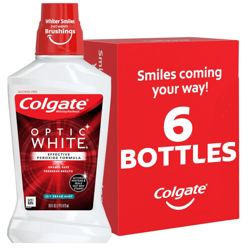 Colgate Colgate Mouthwash, Mint,16 fluid ounces (6 Pack)