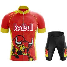 Ropa de ciclismo MTB para hombre, maillot de bicicleta, ropa para hombre, R-e-d B-u-l-l, traje de ro