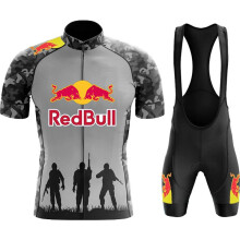 Conjunto de ropa de ciclismo R-e-d B-u-l-l para hombre, camiseta profesional, ropa Tric_R-e-d B-u-l-
