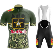Uniforme de ciclismo R-e-d B-u-l-l Camiseta para hombre Conjunto profesional Ropa Tric_Brown_Asian t
