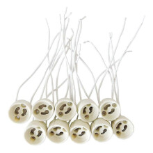20 stuks GU10 lamphouders, GU10 keramische lamphouders, 15 cm hoogwaardige siliconen draad, GU10 lamphouderconnector