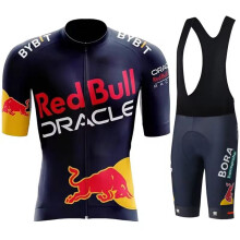 Maillot de ciclismo Re-d- B-u-ll Man para MTB, ropa para hombre, chaqueta, culotte con tirantes, tra
