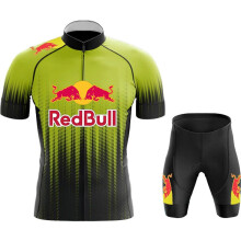 Traje de ciclismo de montaña para hombre, pantalones cortos de MTB, uniforme de carretera R-e-d B-u-