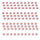 100Pcs Colorful National Flag Cake Decorations Cake Picks-UK 1