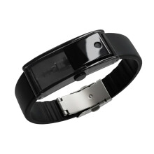 Bracelet réglable en alliage léger pour libérer du parfum,-Noir