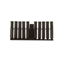 Jcp Premium Plastic Plugs Brown - 7.0 x 37mm - FJJCPBROWN - Box of 1000