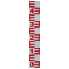 20-inch roestvrijstalen waterniveaumeter | Nauwkeurige meetindicator voor zwembad- en vijverbenodigdheden