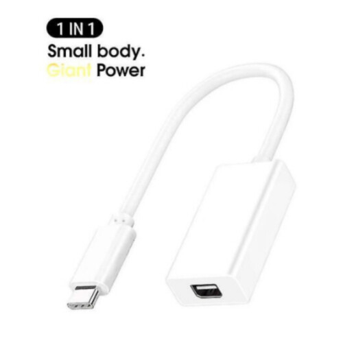 Thunderbolt 3 naar Thunderbolt 2 USB-C-kabel, compatibel met MacBook Air Pro.
