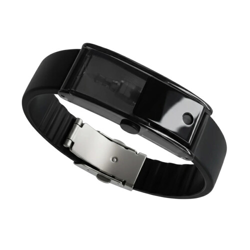 Stylish Scented Bracelet Offering Perfume Diffuser-Black