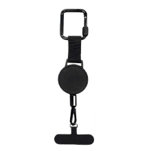 Uitschuifbare antidiefstal telefoonhouder, telefoonkoord, veiligheidskoord voor smartphones met riemclip.