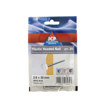 Jcp Fixings A4-316 St/St Plastic Headed Nails 40 x 2.00mm - Box of 125