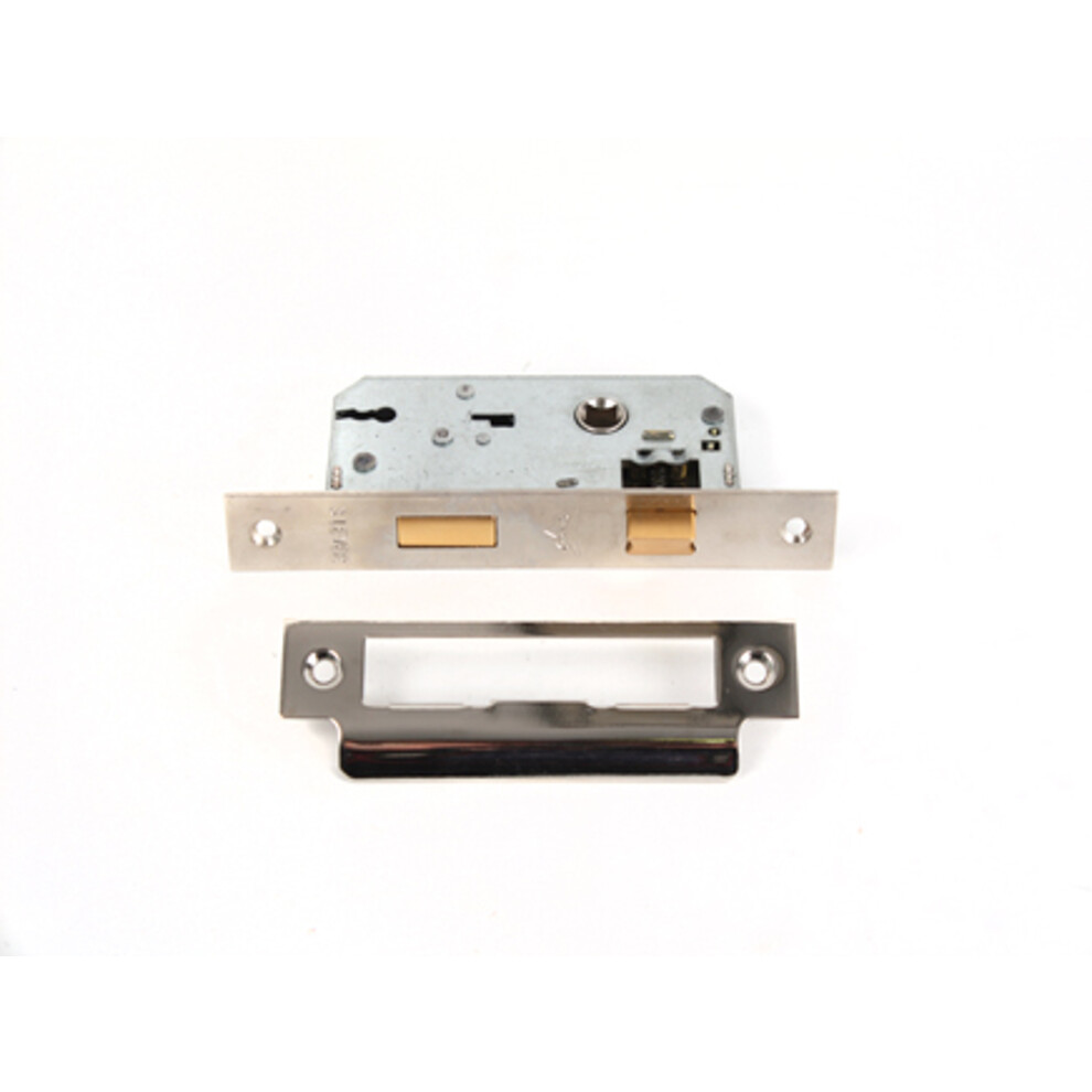 3 Lever Mortice Sash Lock Nick Plated 65Mm - 9Kxmort/1035 - Box Of 5 5014196043012