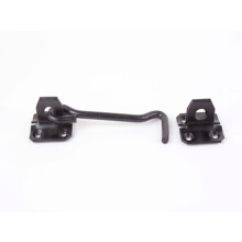 37 Malleable Iron Cabin Hooks Epoxy Black 152mm - 9JCHK/015 - Box of 10