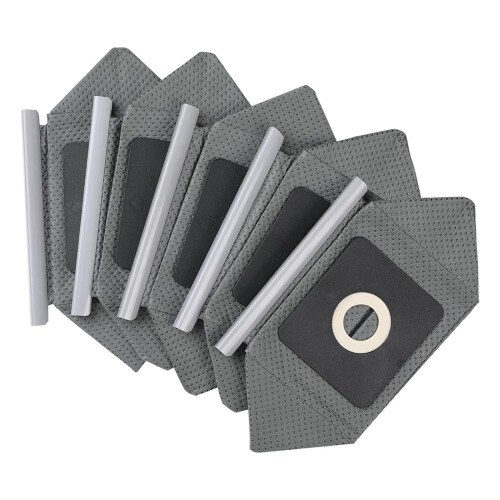 5Pieces Practical Filter Dust Bag Nonwoven Texture for Vacuum